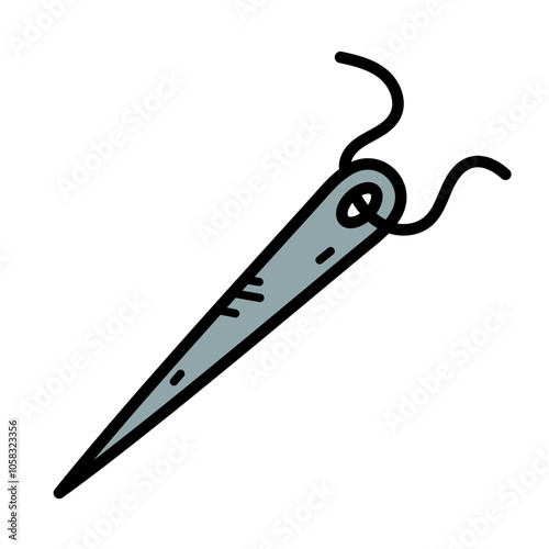 Needle Doodle Illustration