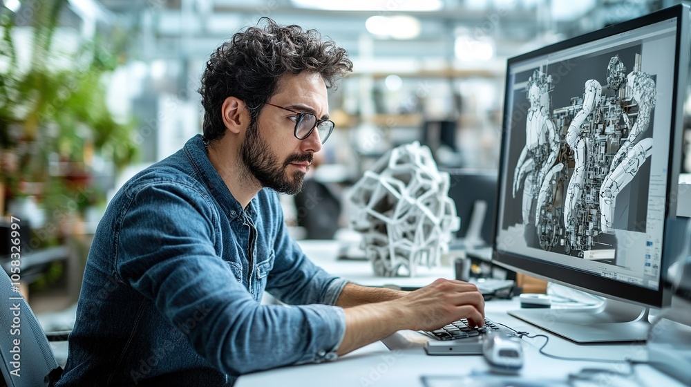 Engineer fine-tuning the ergonomic aspects of a consumer product, working with human models and digital simulations. Engineer fine-tuning the ergonomic aspects of a consumer product, working with human models and digital simulations.