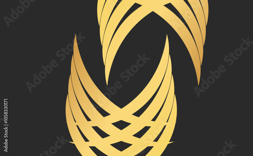 Abstract Geometric Shapes  gold black Background for Web Design ,Print, Presentation, banner , Flyer, magazine. design