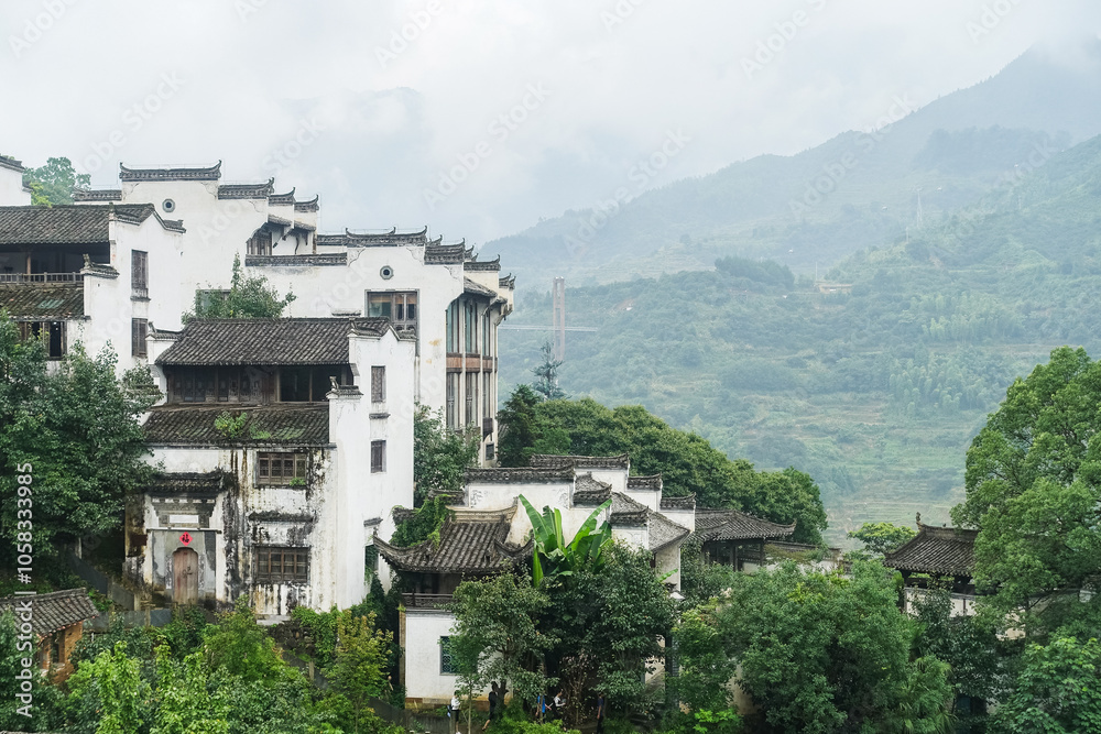 Obraz premium whith house in China