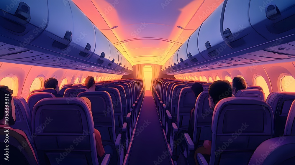 Fototapeta premium flying and traveling. 