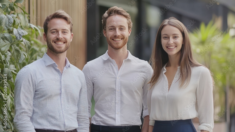 A group of Caucasian lifestyle experts is developing AI-powered lifestyle solutions for carbon neutrality. and promote sustainable living through technology A group of Caucasian lifestyle experts is developing AI-powered lifestyle solutions for carbon neutrality. and promote sustainable living through technology