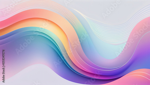 abstract colorful wave background