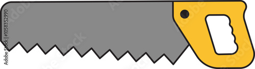 Handsaw vector illustration