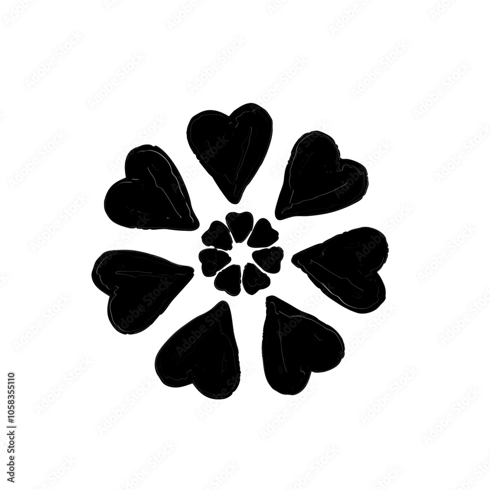 icon design with a flower symbol, and flat style, suitable for decoration, pattern or editing tool symbols icon design with a flower symbol, and flat style, suitable for decoration, pattern or editing tool symbols