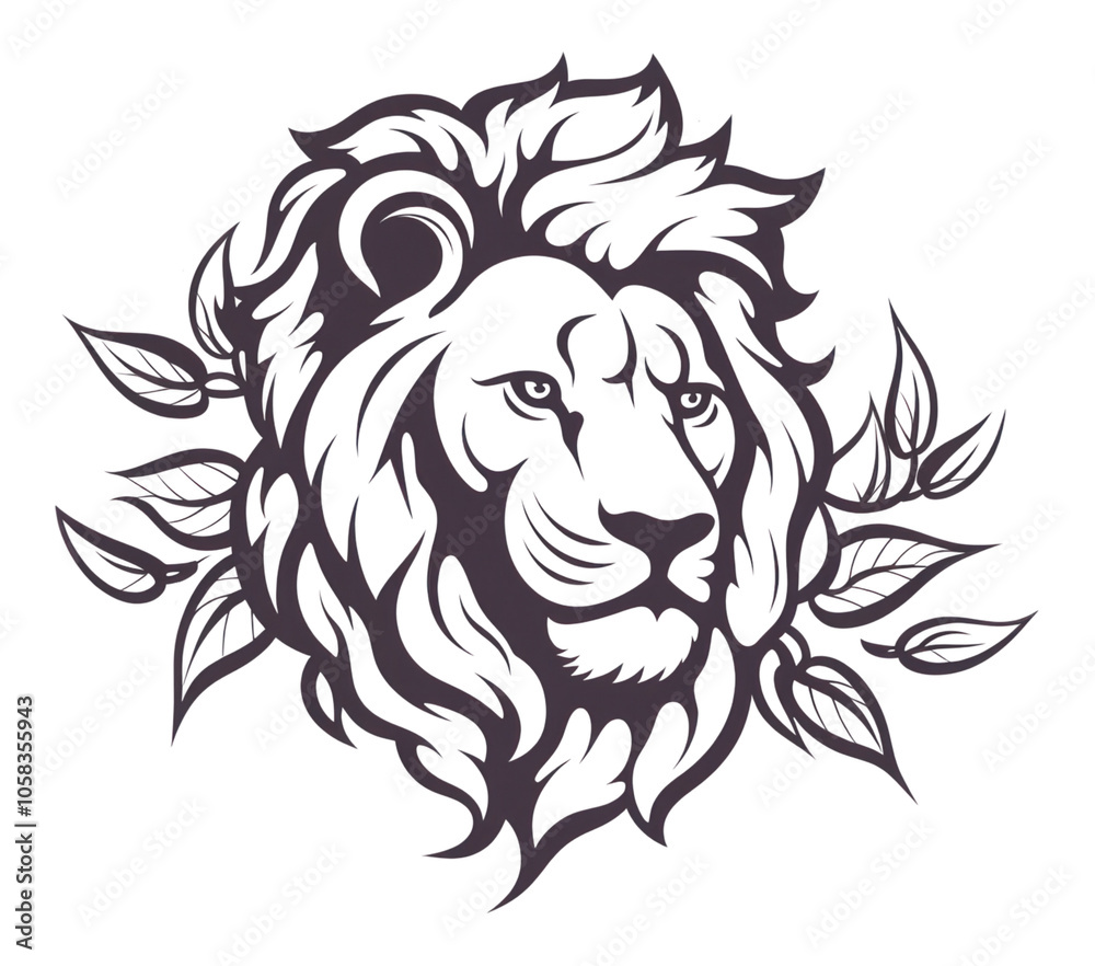 Fototapeta premium PNG Tattoo png drawing sketch mammal.