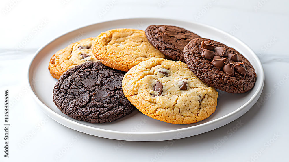 Delightful cookie plate featuring a variety of classic flavors for family gatherings and celebrations Delightful cookie plate featuring a variety of classic flavors for family gatherings and celebrations
