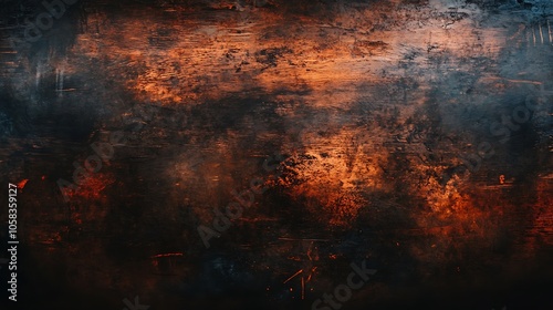 Grunge Background with Orange and Brown Colors for Design and Website Minimalist White Background with Space for Text