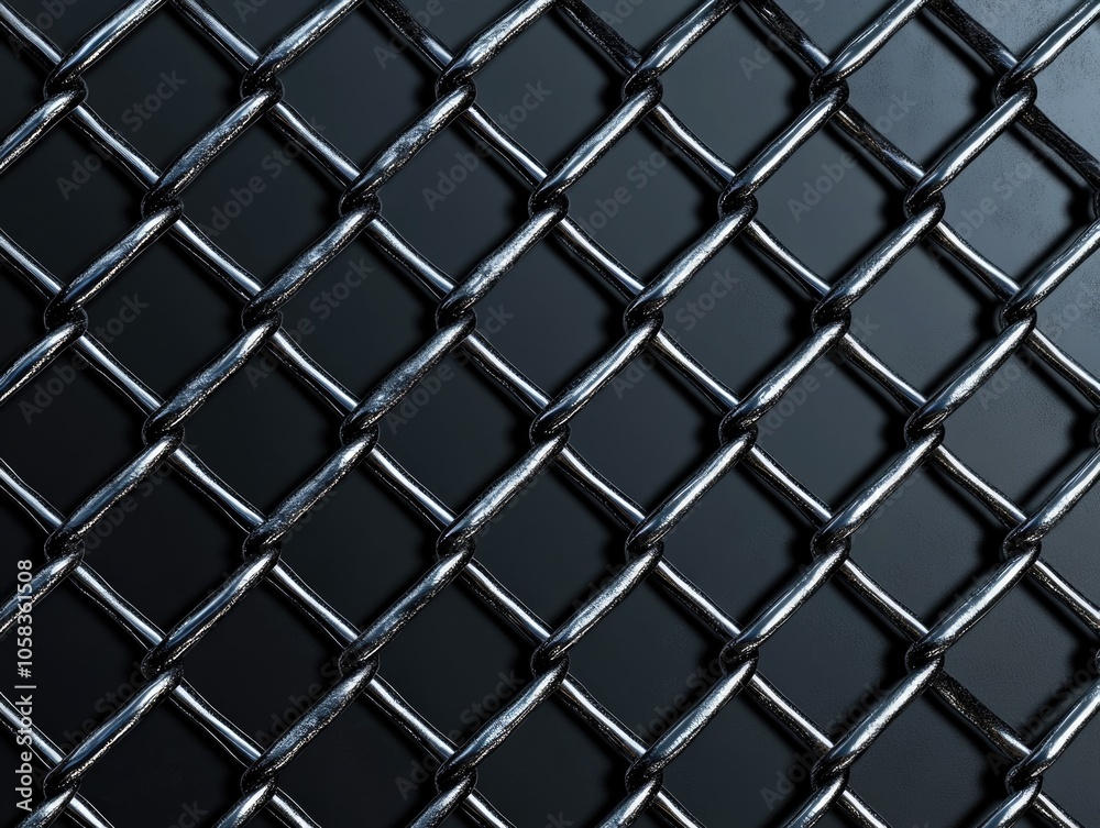 Chain Link Fence Close Up Chain Link Fence Close Up