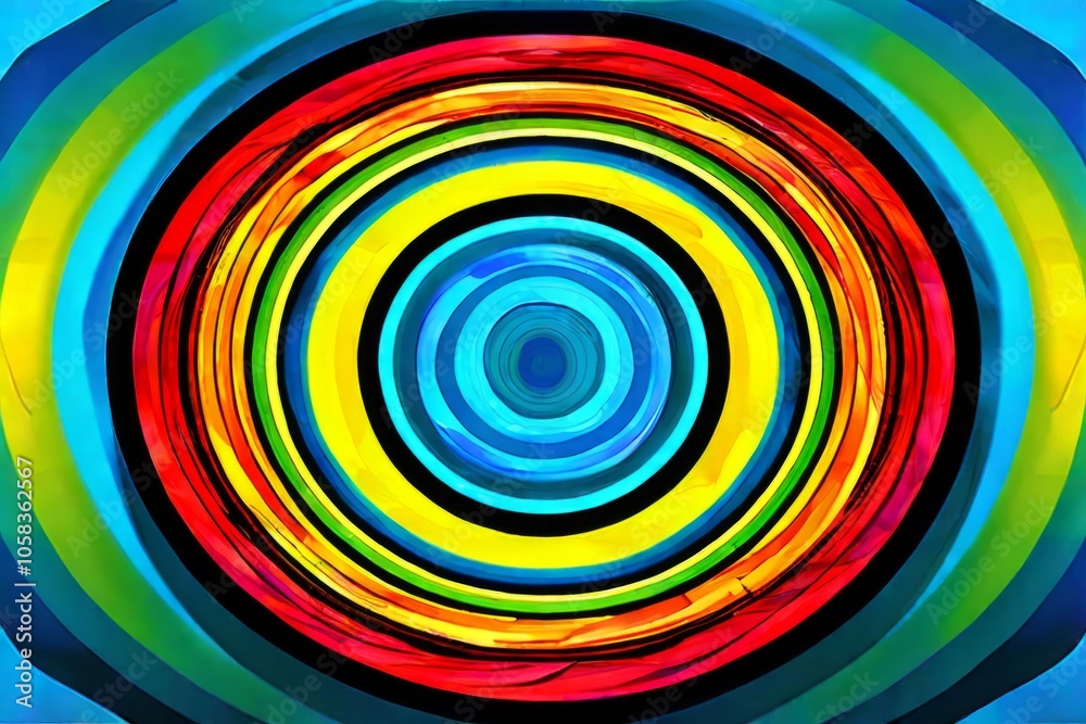 concentric circles vibrant concentric circles radiating outward concentric circles vibrant concentric circles radiating outward