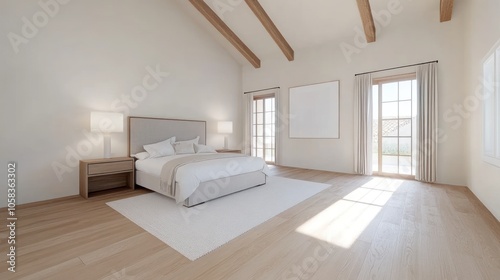 Modern Farmhouse Bedroom Interior Design