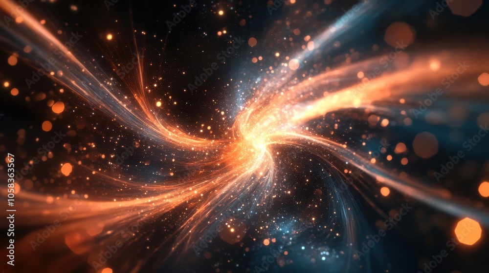 Obraz premium energy of fractal realms