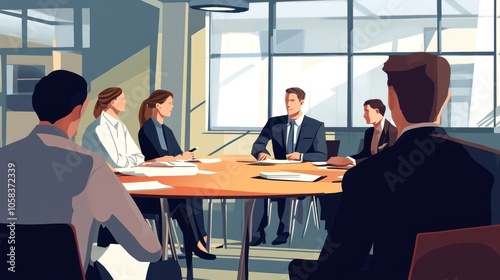 Business Meeting in Office