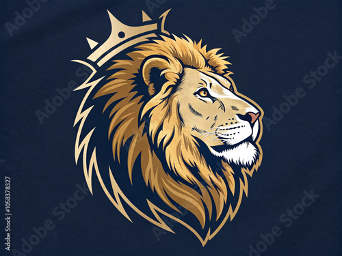 lion head logo photo