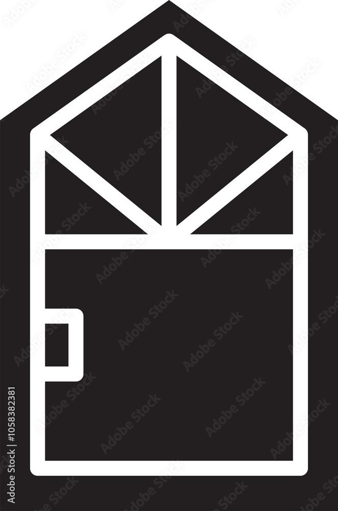 arch window glyph icon arch window glyph icon