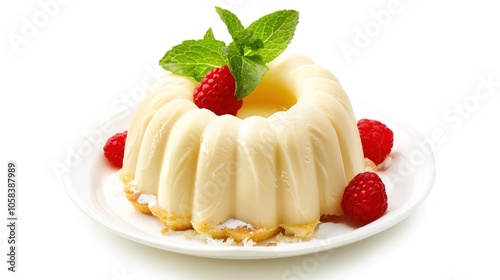 Isolated Indian Dessert on a White Background - a delicious and eye-catching visual. The isolated Indian dessert on a white background creates a tempting and distinct culinary scene. It showcases the 