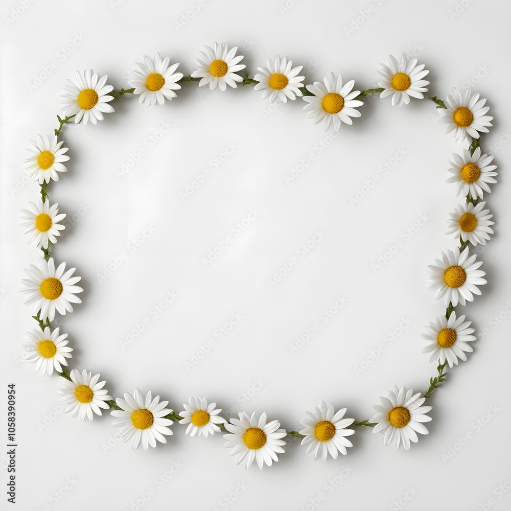 Simple daisy chain laying horizontally Simple daisy chain laying horizontally