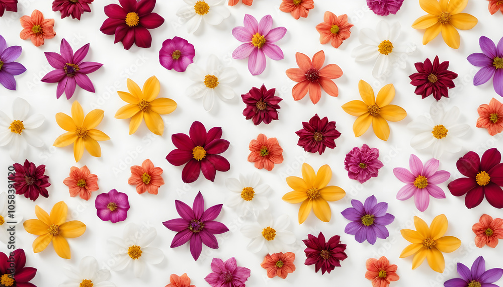 Assorted petals of various flowers spread out Assorted petals of various flowers spread out