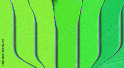 Abstract  shape line green  tone color  with spring green color background ,plot in the field