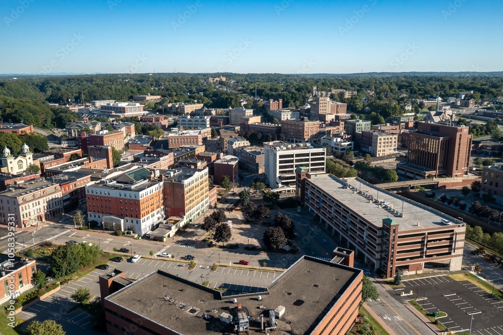 Downtown cityscape of Bangor, Maine, United States. Downtown cityscape of Bangor, Maine, United States.