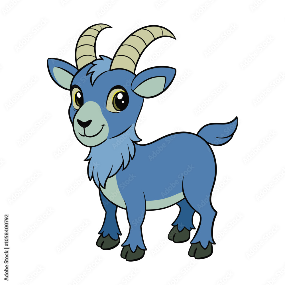 Fototapeta premium capricorn illustration vector