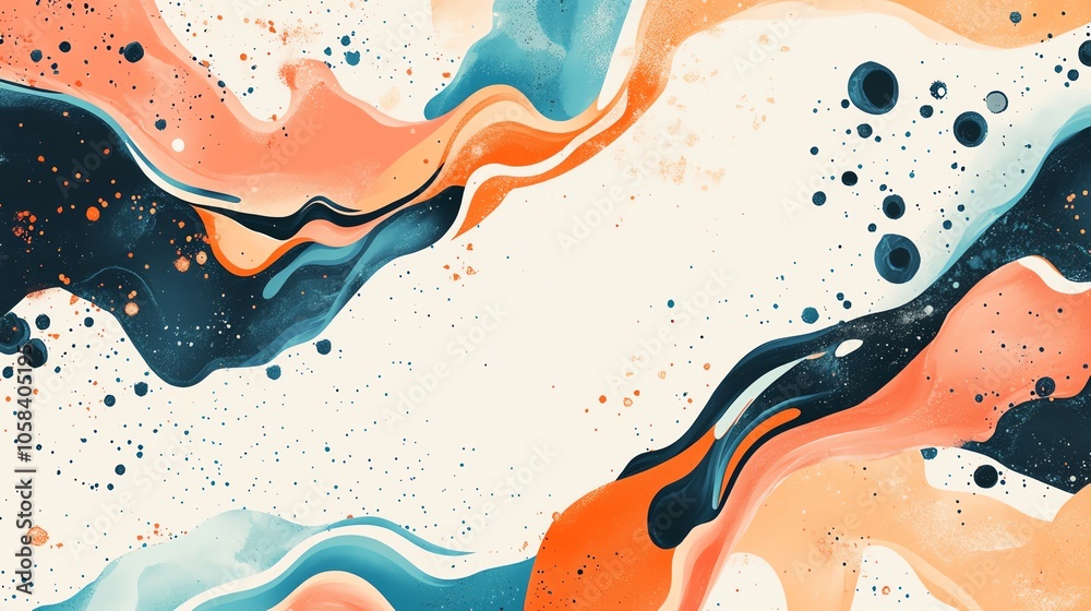 Colorful abstract painting with vibrant swirls and splashes, ideal for backgrounds and digital art projects. Colorful abstract painting with vibrant swirls and splashes, ideal for backgrounds and digital art projects.