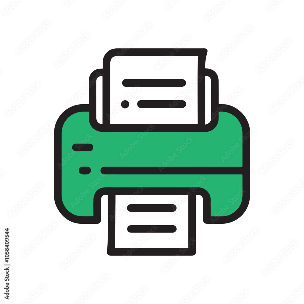 printer icon vector illustration printer icon vector illustration