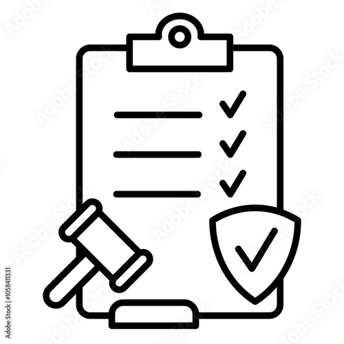 Regulatory compliance icon
