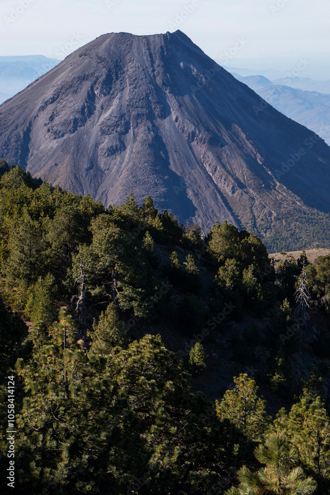 Volcán de Colima en México