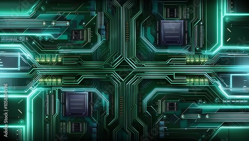 Create an abstract technological background resembling a digital circuit board 