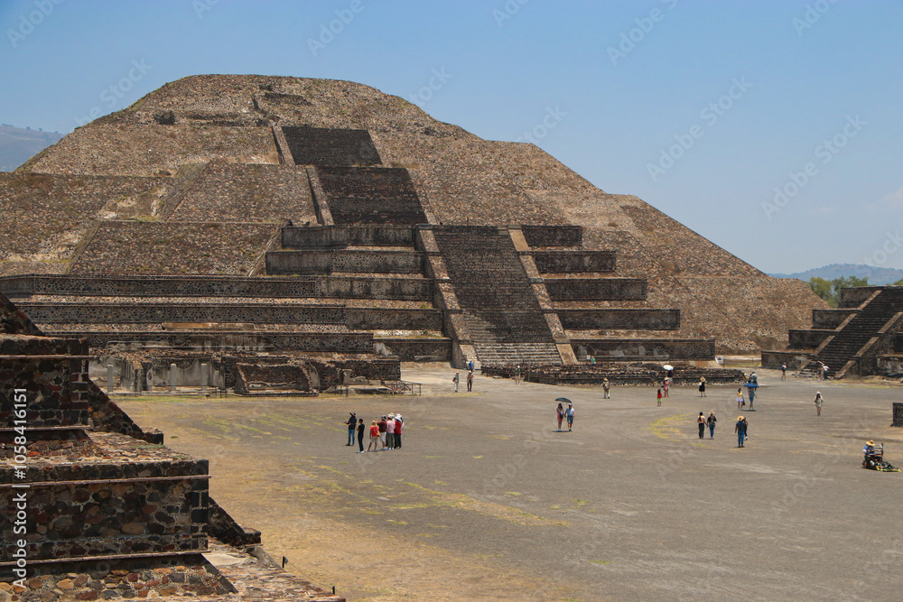 La Pirámide de la Luna, Teotihuacan, Estado de México
