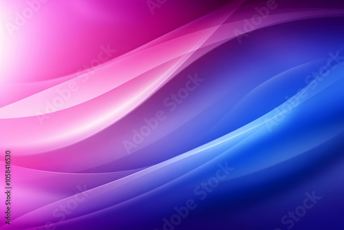 Abstract background with flowing lines in shades of pink and blue.