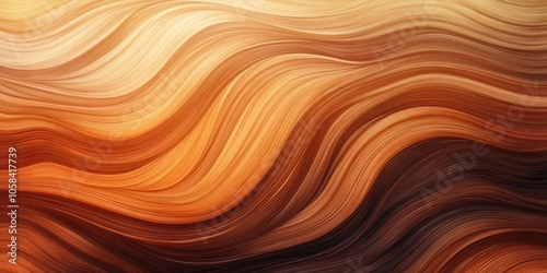 Brown and orange blend together in a wavy, textured background that evokes a seasonal vibe with its abstract gradient design. This creates a warm caramel feel.