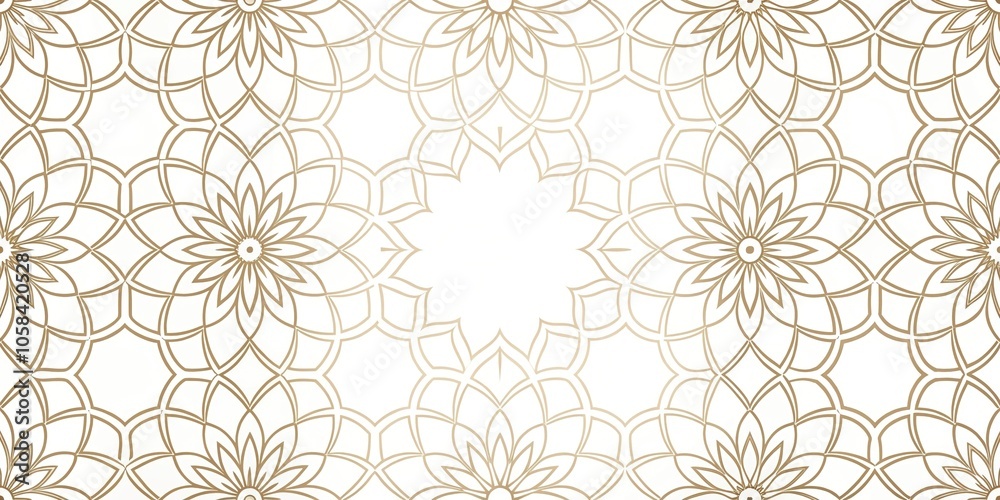 Minimalist geometric flower pattern on white background, geometric motifs, modern art Minimalist geometric flower pattern on white background, geometric motifs, modern art