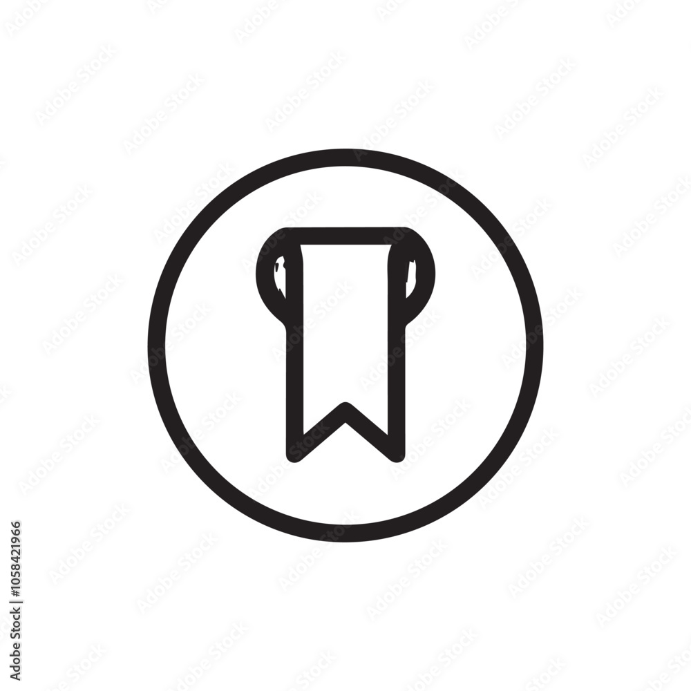 Bookmark icon illustration