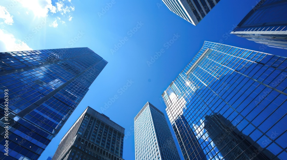 Modern Skyscrapers Reaching for the Sky Modern Skyscrapers Reaching for the Sky