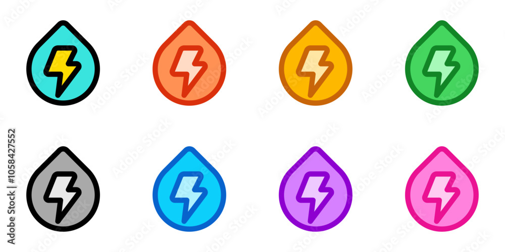Editable hydro, water, energy, droplet, electricity vector icon. Environment, ecology, eco-friendly. Part of a big icon set family. Perfect for web and app interfaces, presentations, infographics, etc Editable hydro, water, energy, droplet, electricity vector icon. Environment, ecology, eco-friendly. Part of a big icon set family. Perfect for web and app interfaces, presentations, infographics, etc