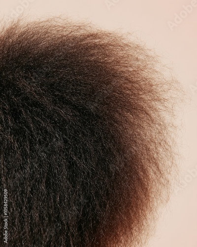 closeup of frizzy dry hair illustrating the benefits of smoothing serums, leave-in conditioners, or anti-frizz products.