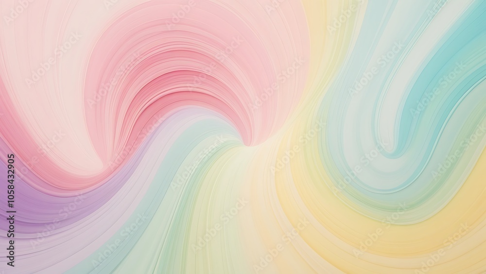 Fototapeta premium Abstract colorful swirl background. Generative Ai.