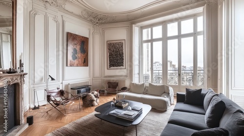 Elegant Parisian Living Room
