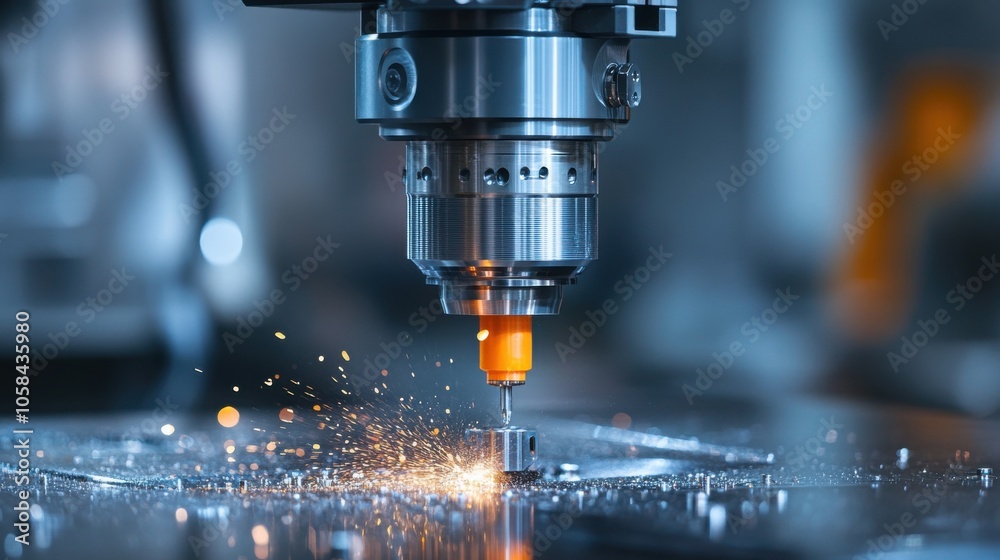 Laser technology for cutting metal in manufacturing. Laser technology for cutting metal in manufacturing.