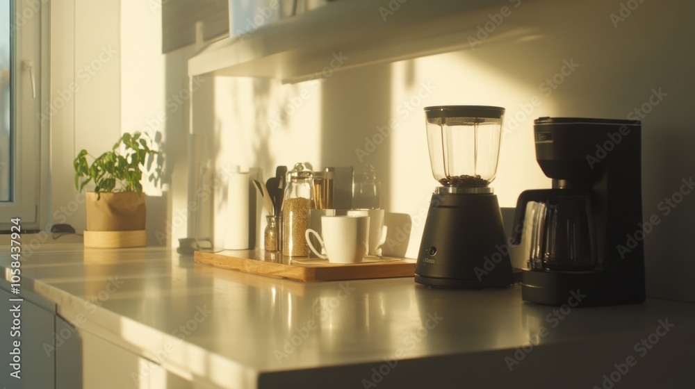 Coffee makers in kitchen Coffee makers in kitchen