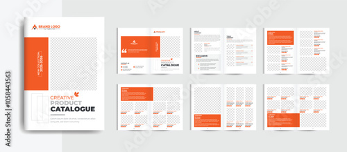 Product catalogue design template and furniture product catalogue