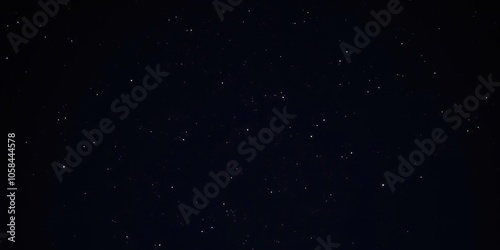 Sparkling stars illuminate the dark night sky, nocturnal, nature