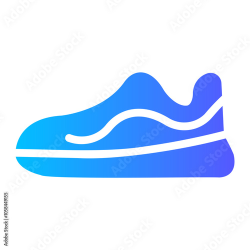shoes Gradient icon