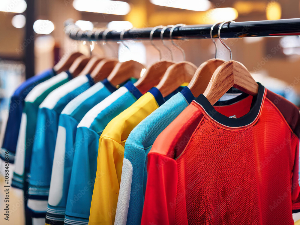 Obraz premium clothes on hanger