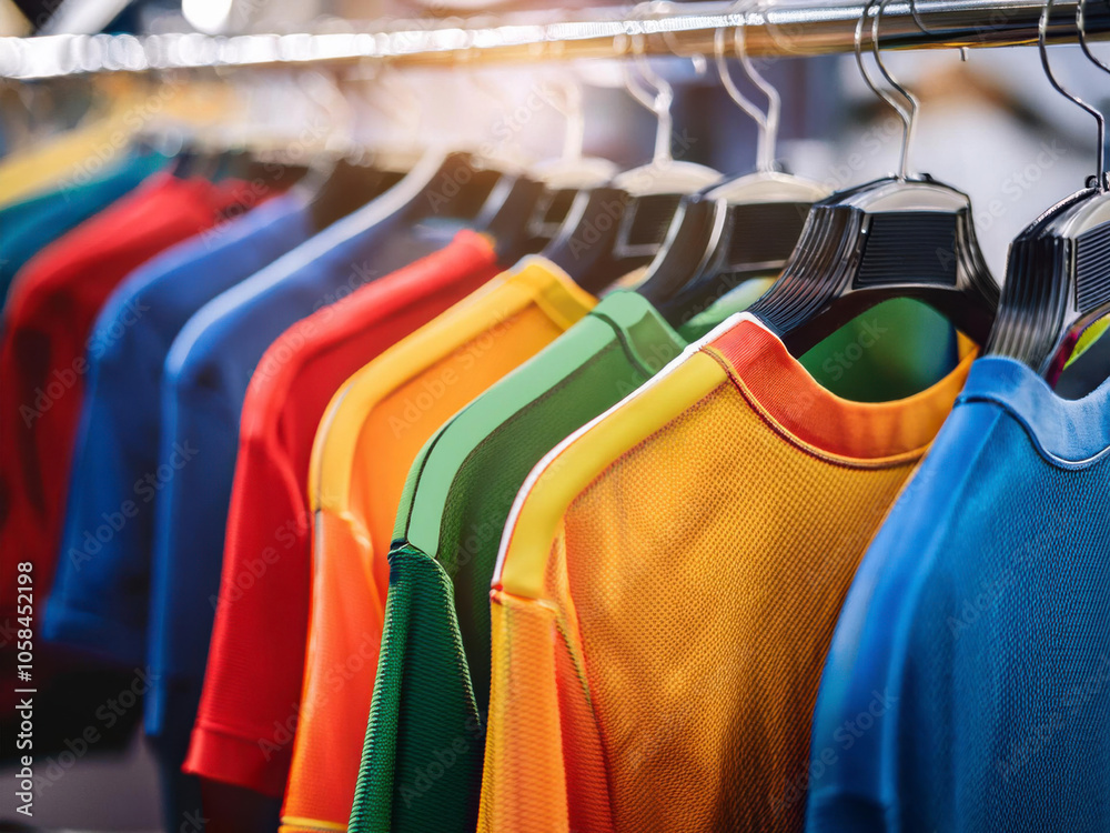 Obraz premium clothes on hanger