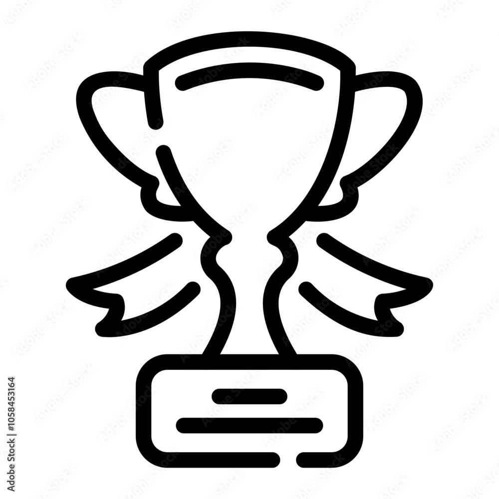 tropy Line Icon tropy Line Icon
