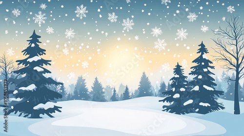 Wintery Background Images.generated by AI