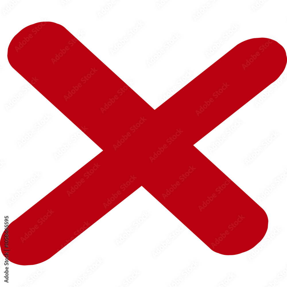 Fototapeta premium Cross Abstract Shape